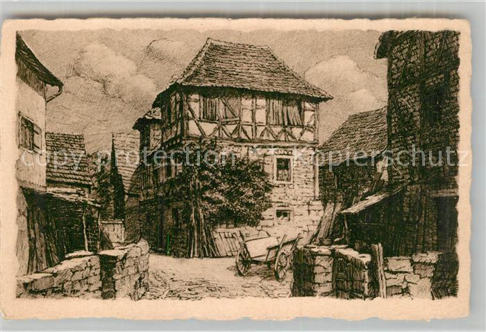 Orb Bad Henkerhaus Meistergasse Zeichnung