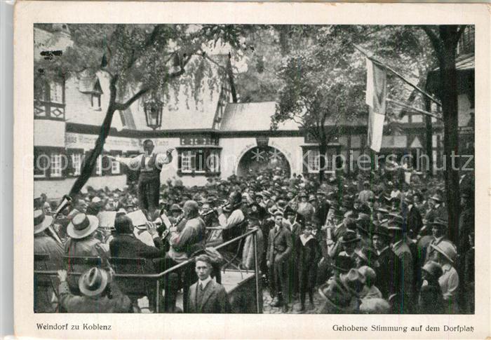 Koblenz Rhein Weindorf Dorfplatz