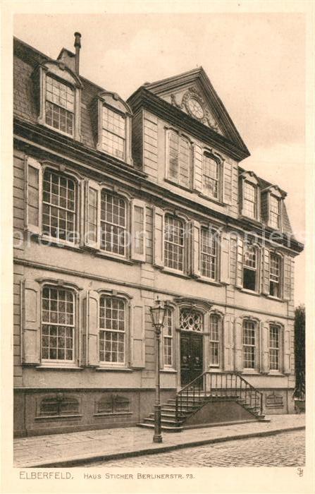Elberfeld Wuppertal Haus Sticher