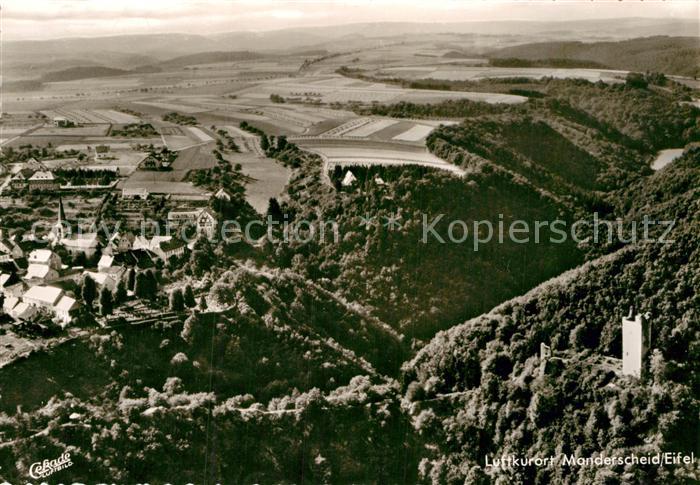 Manderscheid Eifel Panorama Burg