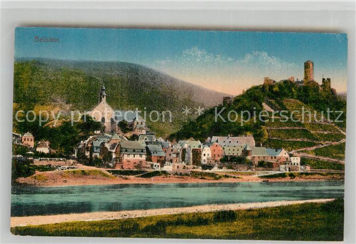 Beilstein Mosel Teilansicht mit Burg