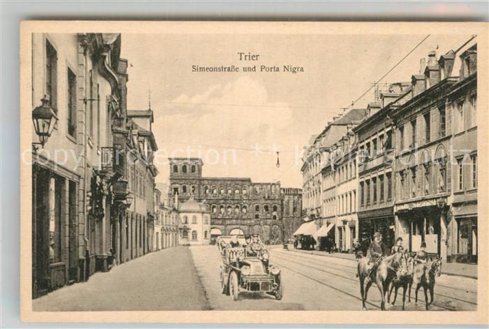 TRIER  CITY Simeonstrasse Porta Nigra