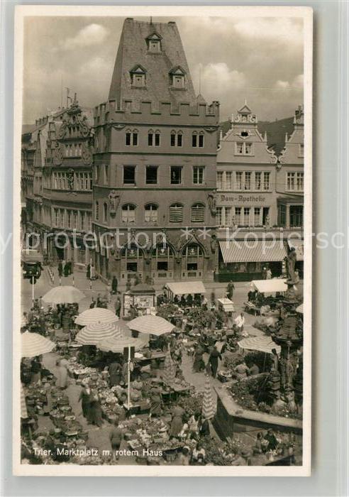 TRIER  CITY Marktplatz Rotes Haus