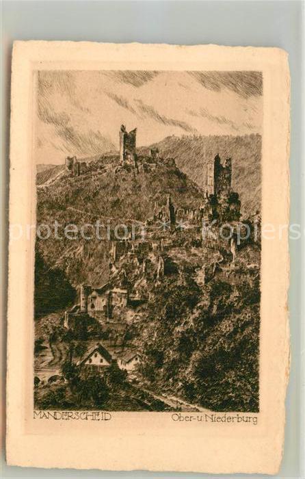 Manderscheid Eifel Ober- und Niederburg