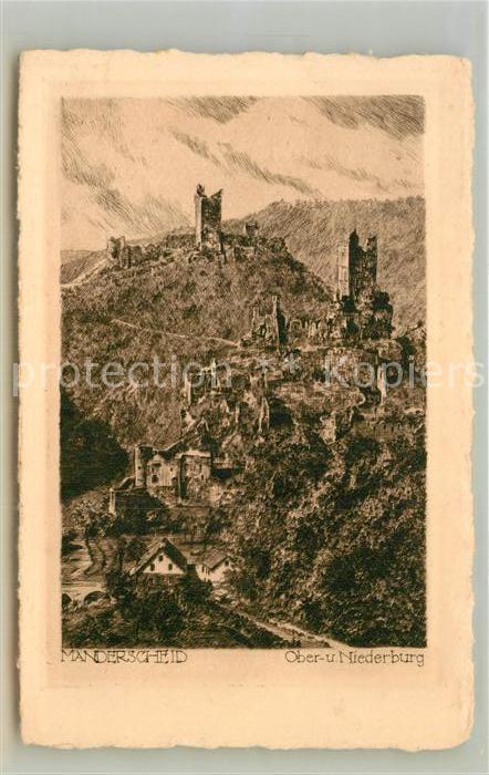 Manderscheid Eifel Ober- und Niederburg