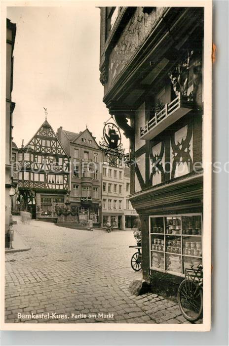 BERNKASTEL-KUES Berncastel Rheinland-Pfalz Partie am Markt