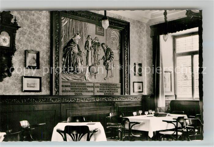 BERNKASTEL-KUES Berncastel Rheinland-Pfalz Wandrelief in der Doctor Weinstube