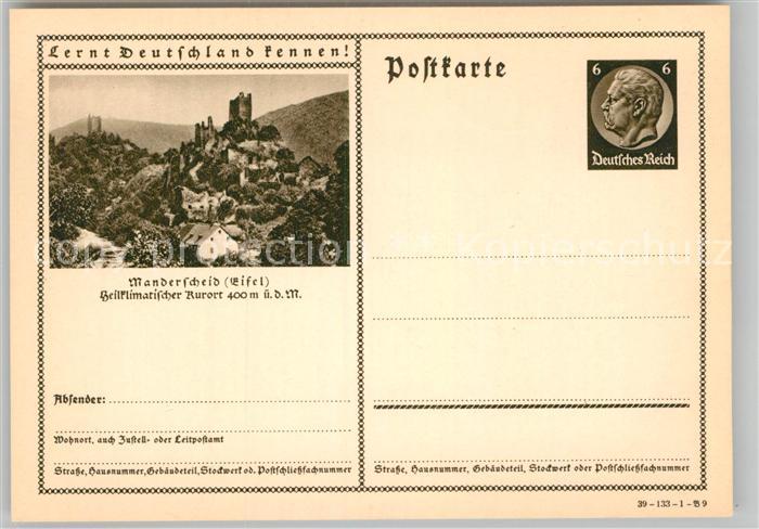 Manderscheid Eifel Teilansicht