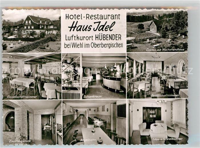 Huebender Hotel Restaurant IdelSchankraum Gesellschaftszimmer Empfang Lese- und
