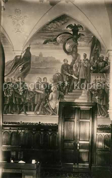 Budapest Parlament Wandgemaelde