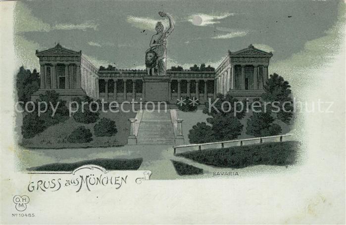 Muenchen Bayern Bavaria Ruhmeshalle