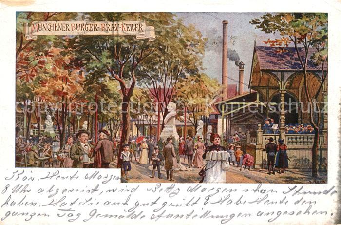 Muenchen Bayern Buerger Braeu Keller