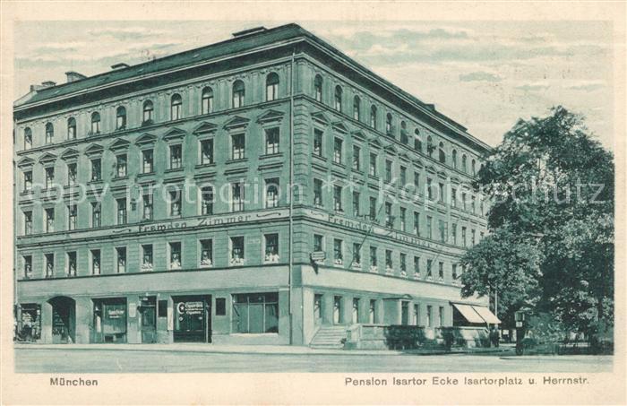 Muenchen Bayern Pension Isartor Ecke Isartorplatz Herrnstrasse