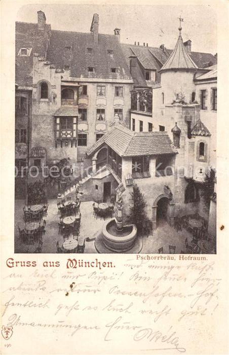 Muenchen Bayern Pschorrbraeu Kneiphof