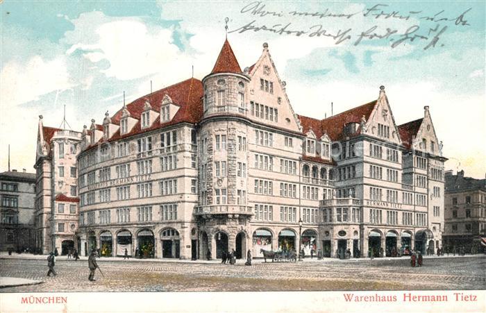 Muenchen Bayern Warenhaus Hermann Tietz