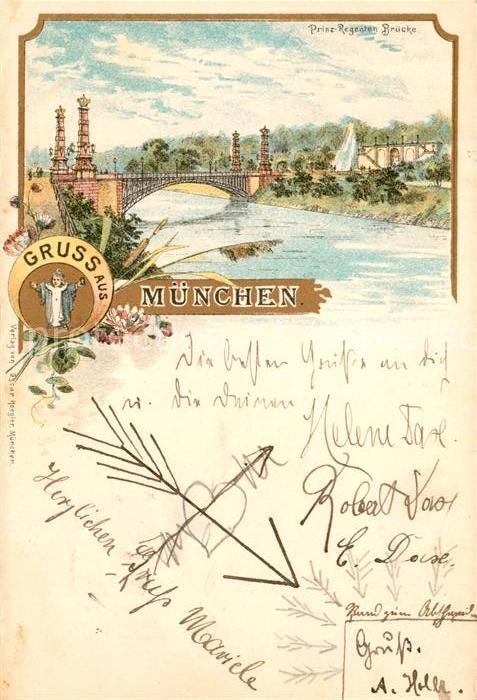 Muenchen Bayern Prinz Regenten Bruecke