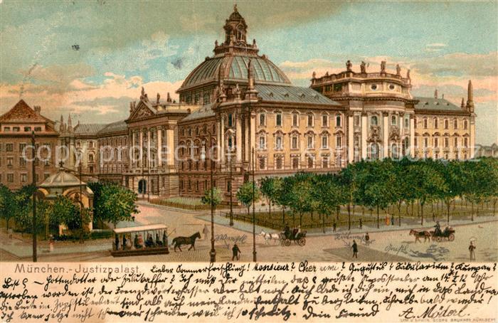 Muenchen Bayern Justizpalast
