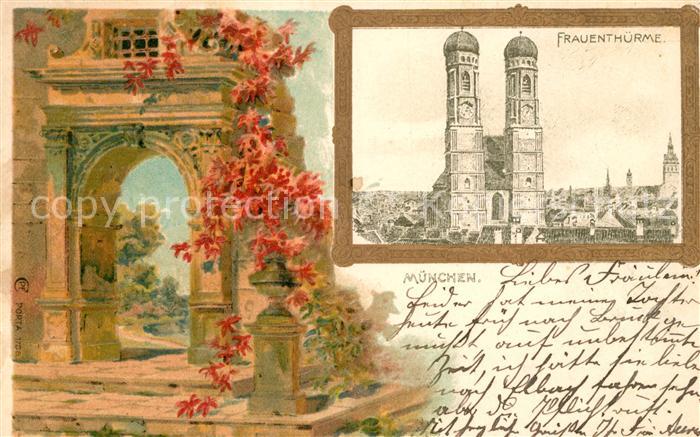 Muenchen Bayern Frauentuerme