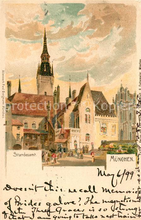 Muenchen Bayern Standesamt Kuenstlerkarte