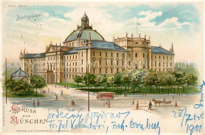Muenchen Bayern Justizpalast