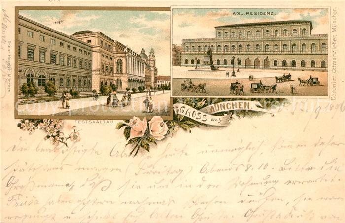 Muenchen Bayern Residenz Festsaalbau