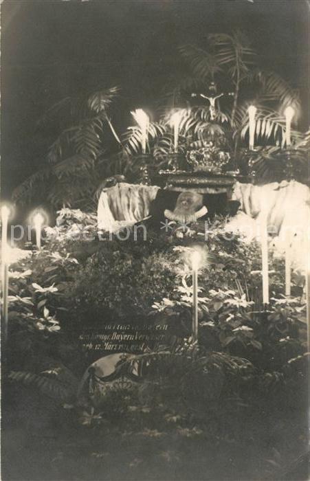 Muenchen Bayern Aufbahrung Prinzregent Luitpold von Bayern