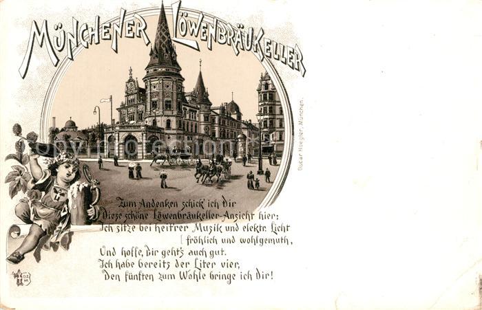 Muenchen Bayern Loewenbraeukeller