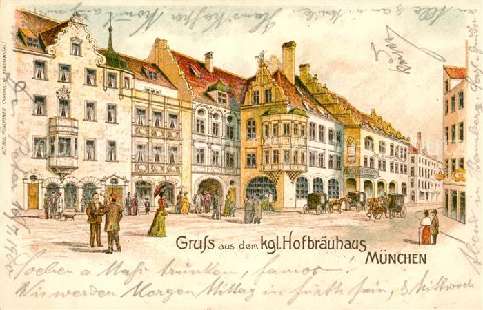 Muenchen Bayern Hofbraeuhaus
