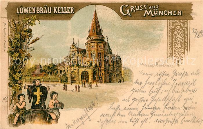 Muenchen Bayern Loewenbraeukeller
