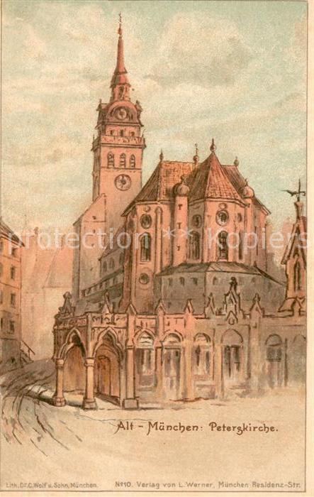 Alt Muenchen Peterskirche