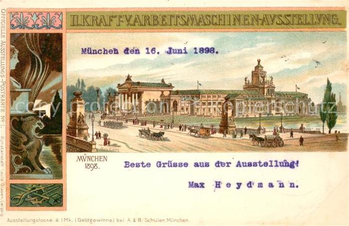 Muenchen Bayern Kraftarbeitsmaschinen Ausstellung