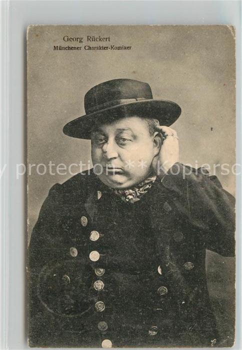 Muenchen Bayern Georg Rueckert Portrait Komiker