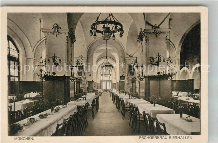 Muenchen Bayern Pschorrbraeu Kellerhallen