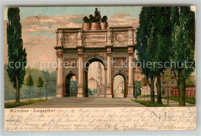 Muenchen Bayern Siegesthor