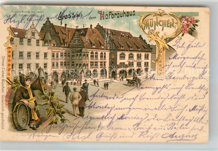 Muenchen Bayern Hofbraeuhaus Muenchner Kindl