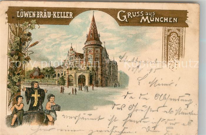 Muenchen Bayern Loewenbraeu Keller Muenchner Kindl
