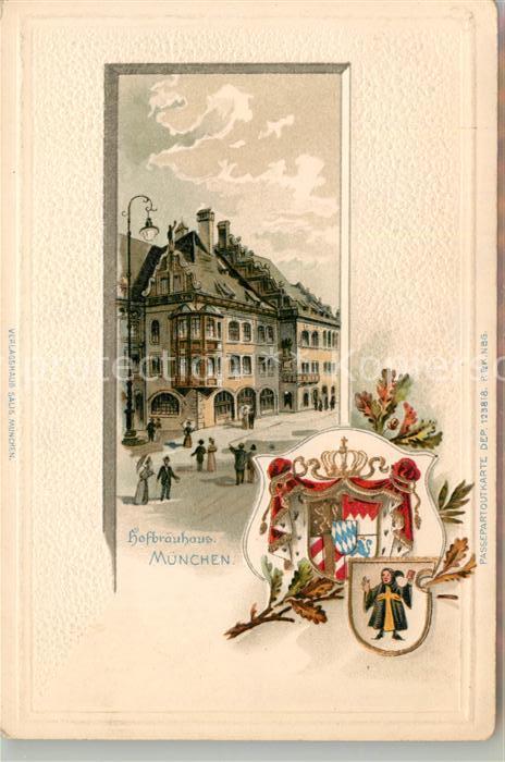 Muenchen Bayern Hofbraeuhaus Wappen