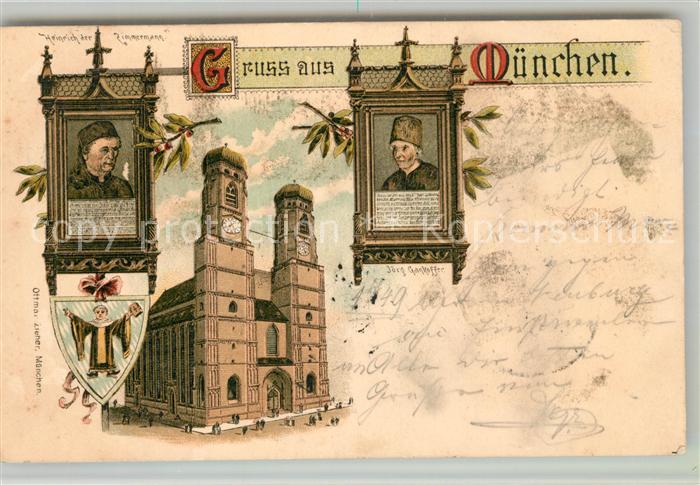 Muenchen Bayern Frauenkirche Stadtwappen