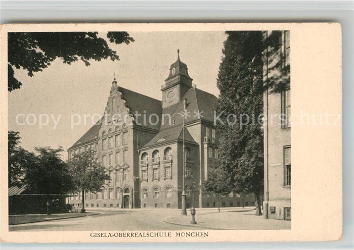 Muenchen Bayern Gisela Oberrealschule