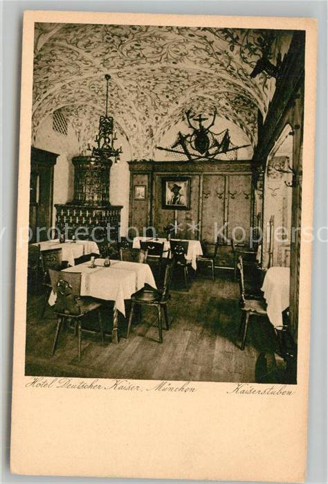 Muenchen Bayern Hotel Deutscher Kaiser Kaiserstuben