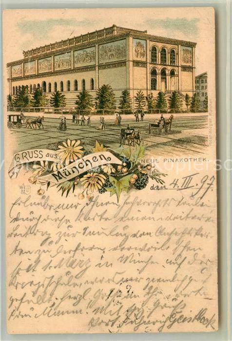 Muenchen Bayern Neue Pinakothek