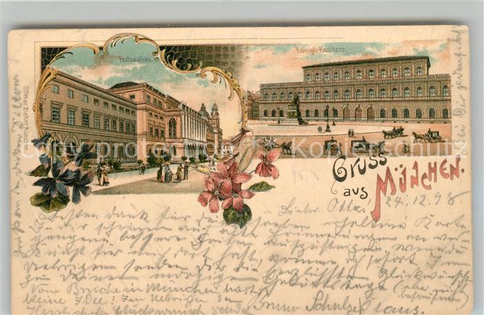 Muenchen Bayern Festsaalbau Residenz