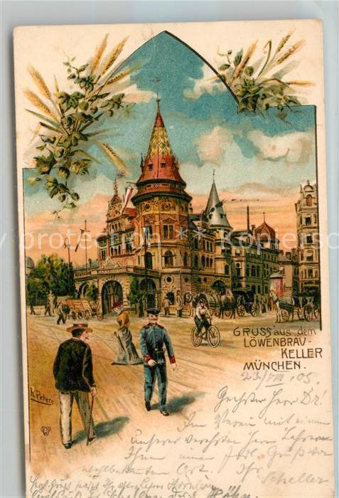 Muenchen Bayern Loewenbraeu Keller