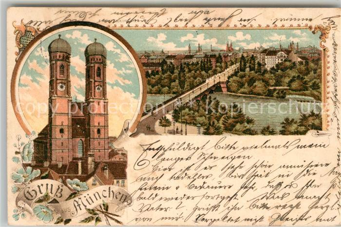 Muenchen Bayern Panorama Kirche