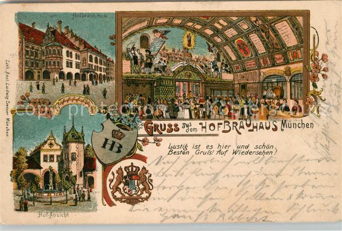 Muenchen Bayern Hofbraeuhaus