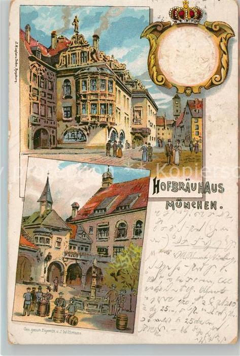 Muenchen Bayern Hofbraeuhaus