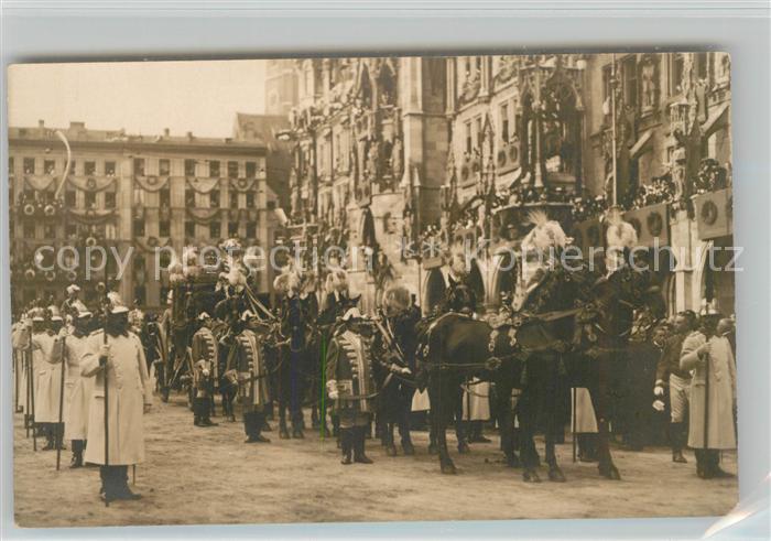 Muenchen Bayern Koenigliche Parade