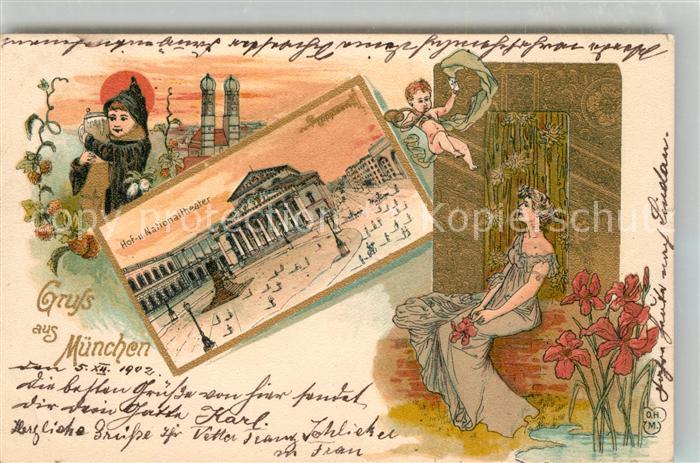 Muenchen Bayern Hof Nationaltheater