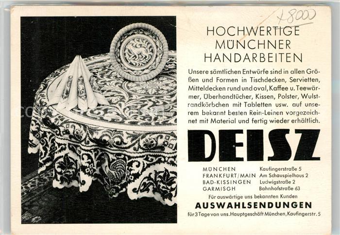 Muenchen Bayern Muenchner Handarbeiten Deisz