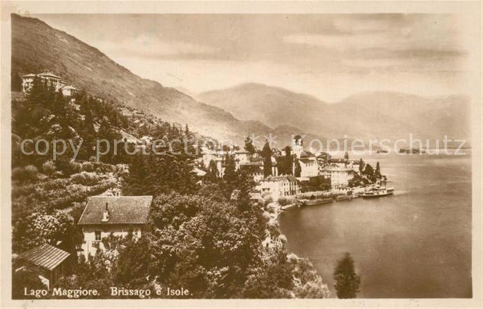 Lago Maggiore Brissago Kirche Isola